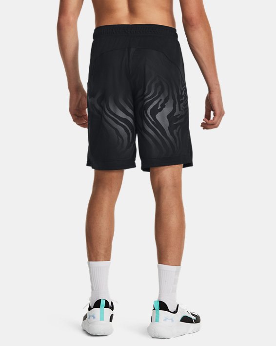 Men's UA Baseline 10'' Printed Shorts in Black image number 1